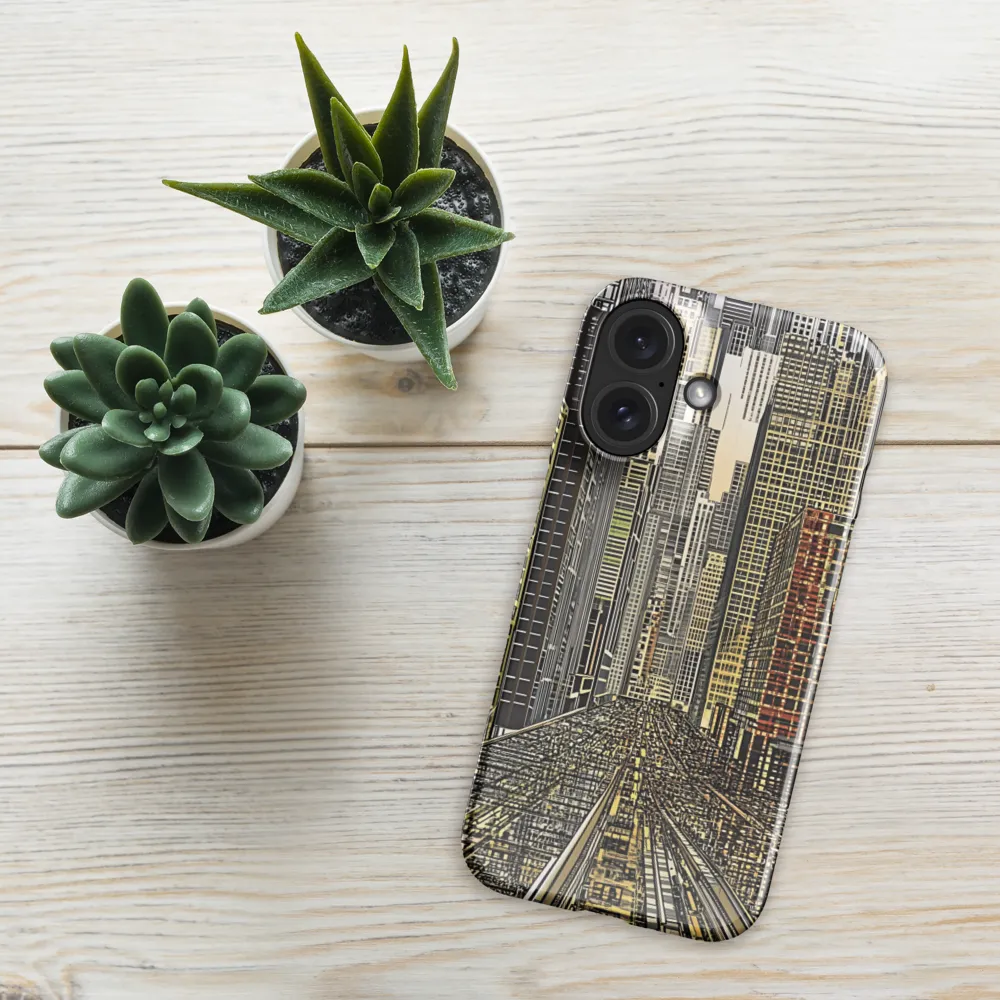 Urban Gridscape 
 iPhone 14 Plus | Tough Case