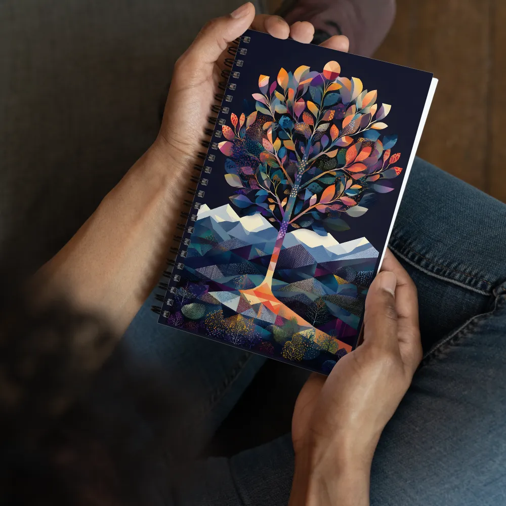 Geometric Tree of Life 
 Spiral Notebook | 140 pages