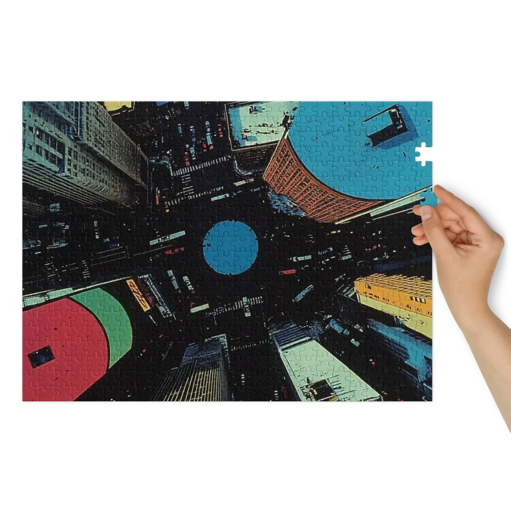Urban Night Symphony 
 Jigsaw Puzzle in Tin Box