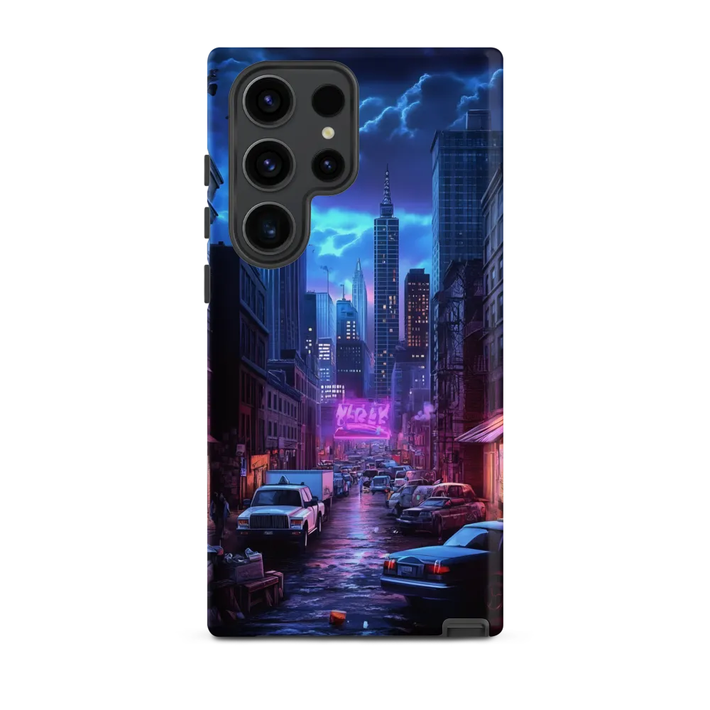 Futuristic Cityscape at Night | Phone Case