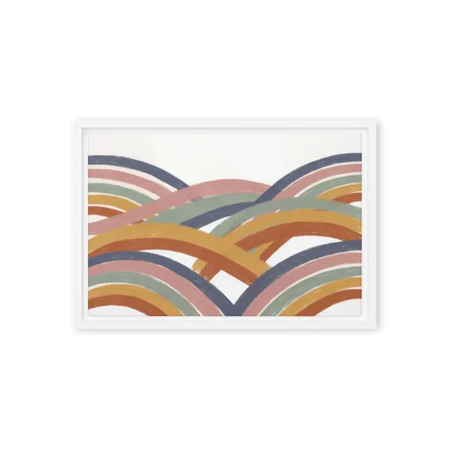Muted Waves Abstract | Art Print