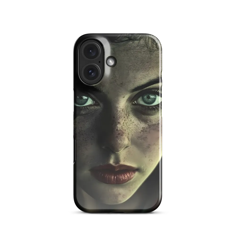 Gaze in Shadow 
 iPhone 16 Plus | Snap Case
