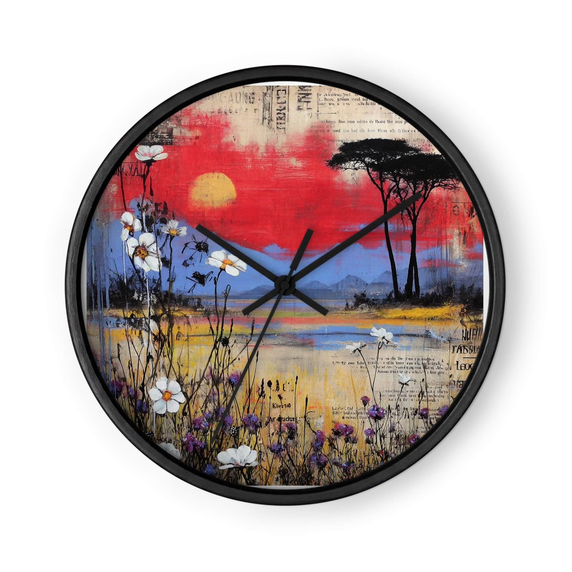 Crimson Horizon Meadow