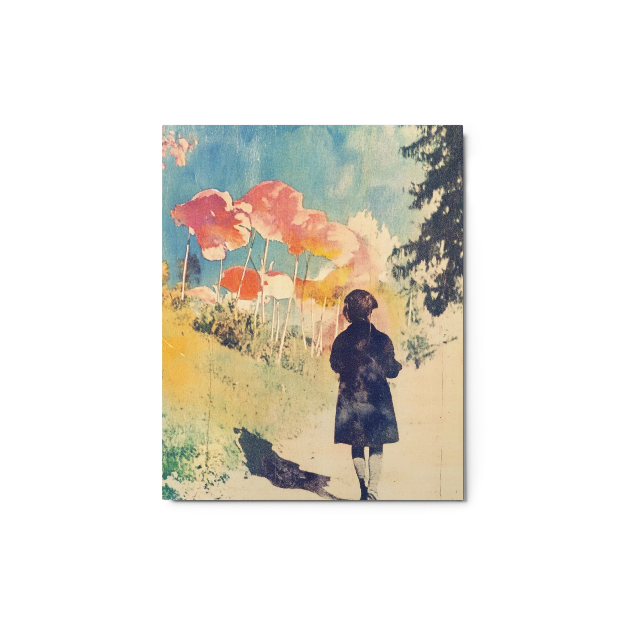 The Solitary Path 
 Metal Print | 16″x 20″