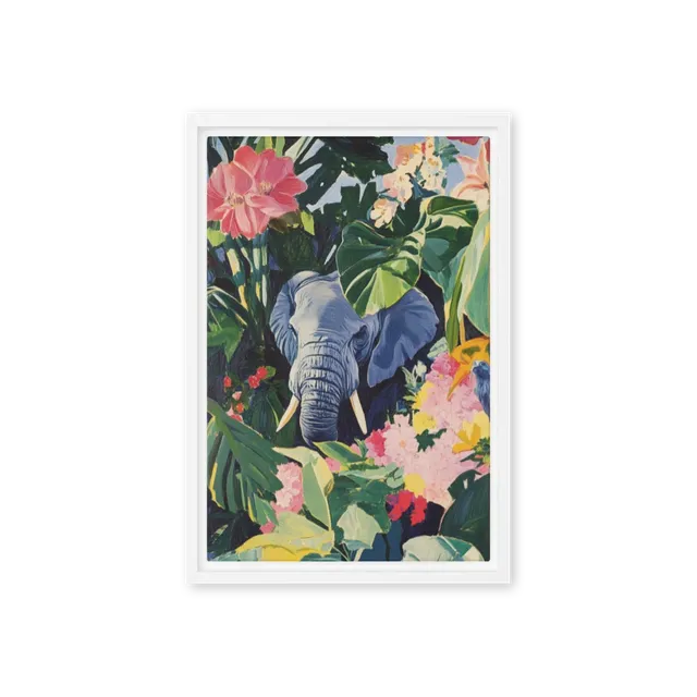 Elephant in Bloom | Art Print