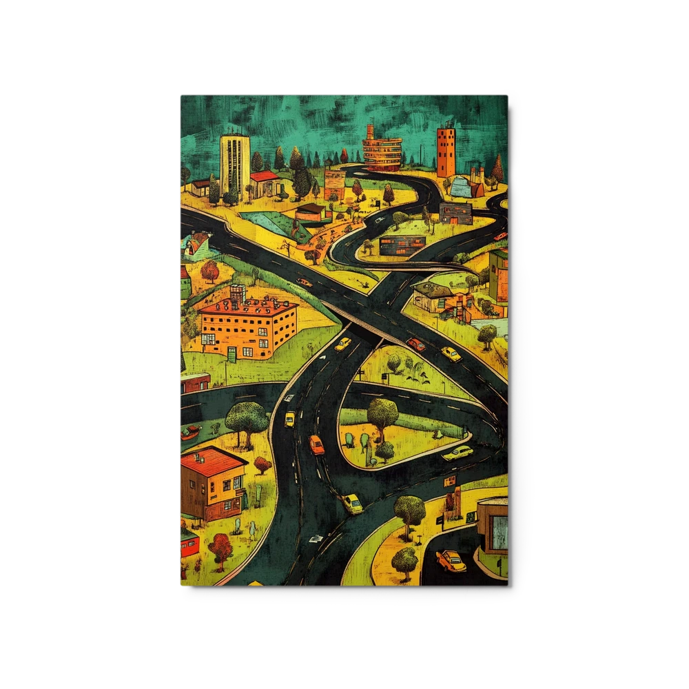 Overhead City Flow | Art Print