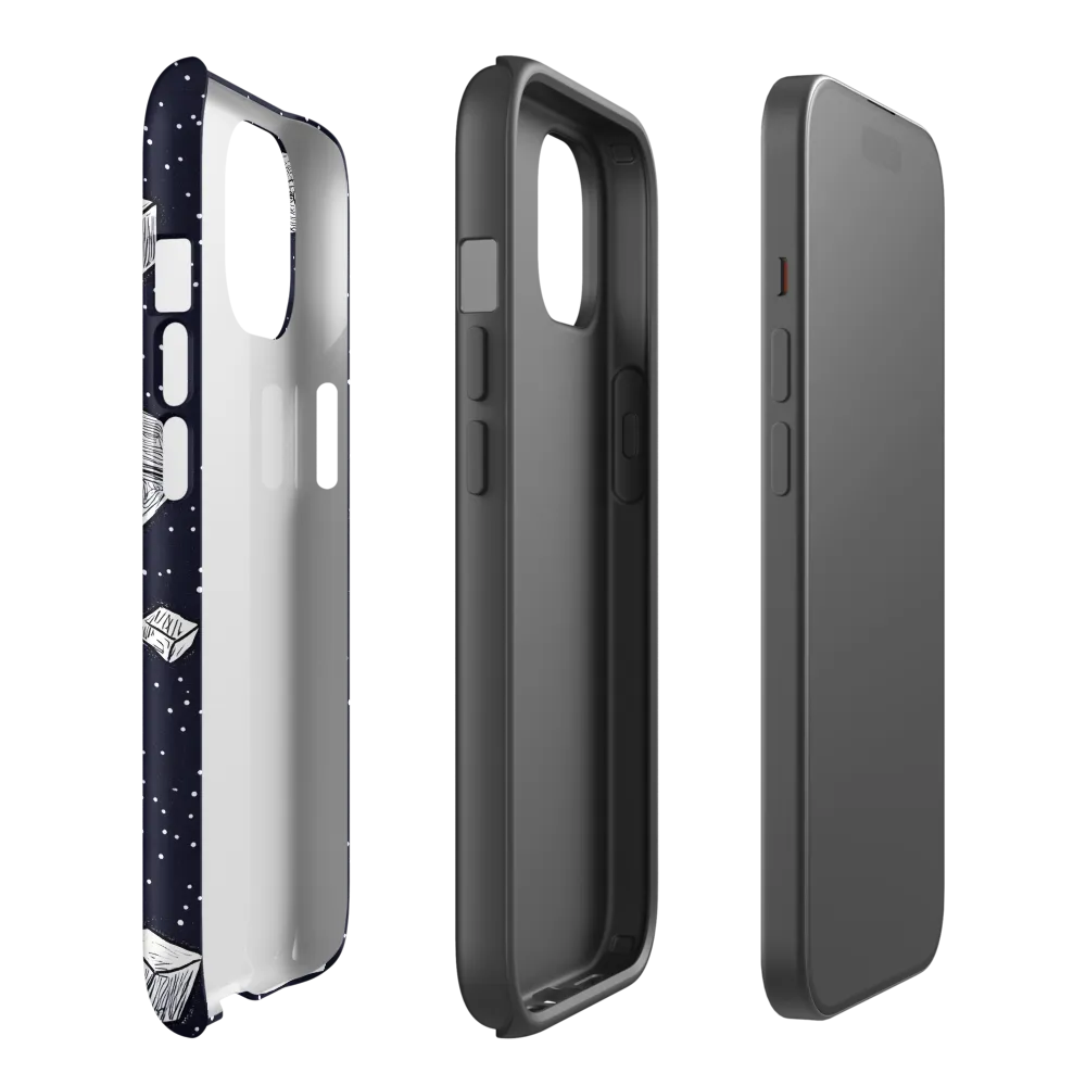 Geometric Shapes in Space | Phone Case