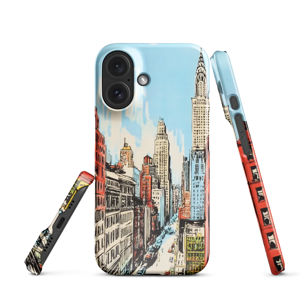 Manhattan Street View 
 iPhone 15 Pro Max | Snap Case