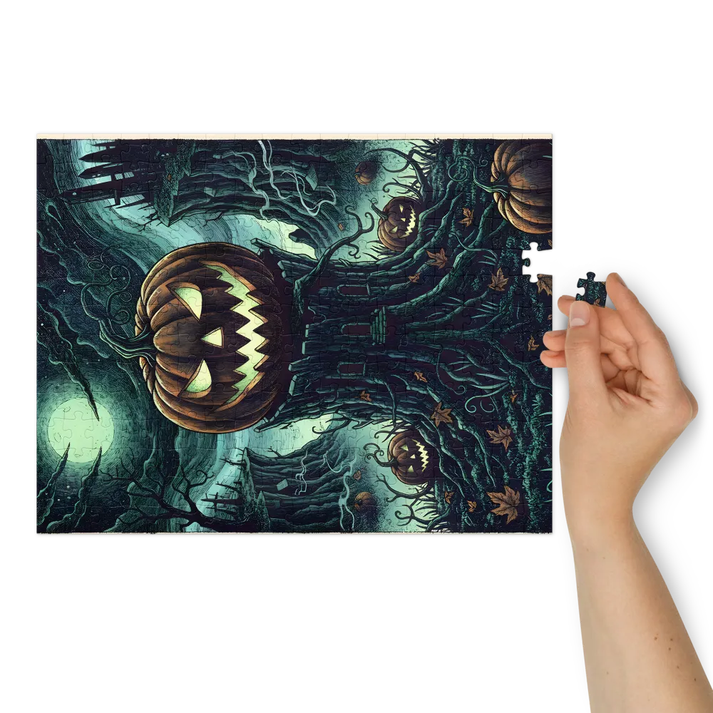 Moonlit Jack-o'-Lantern | Jigsaw Puzzles