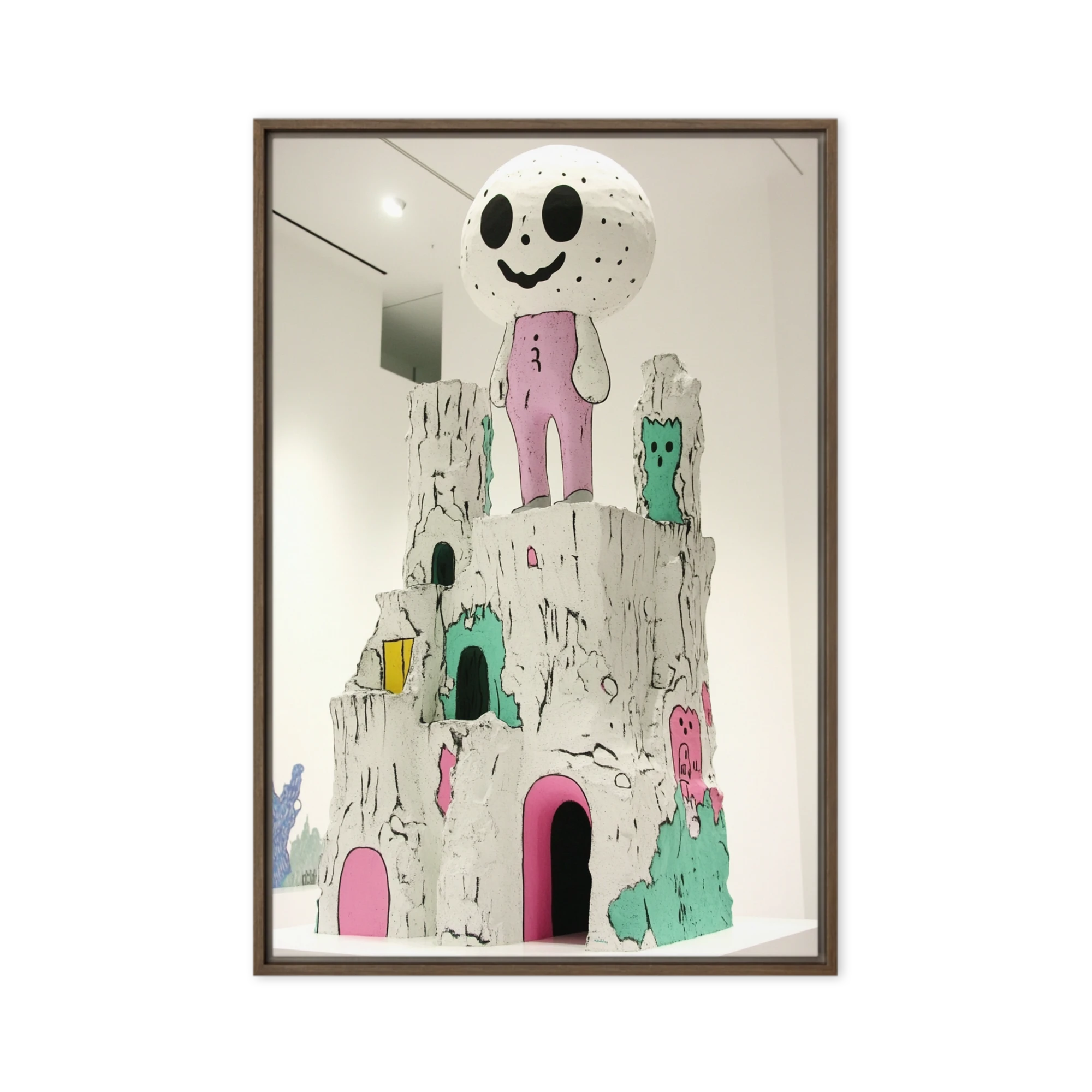 Whimsical Castle Sculpture with Character