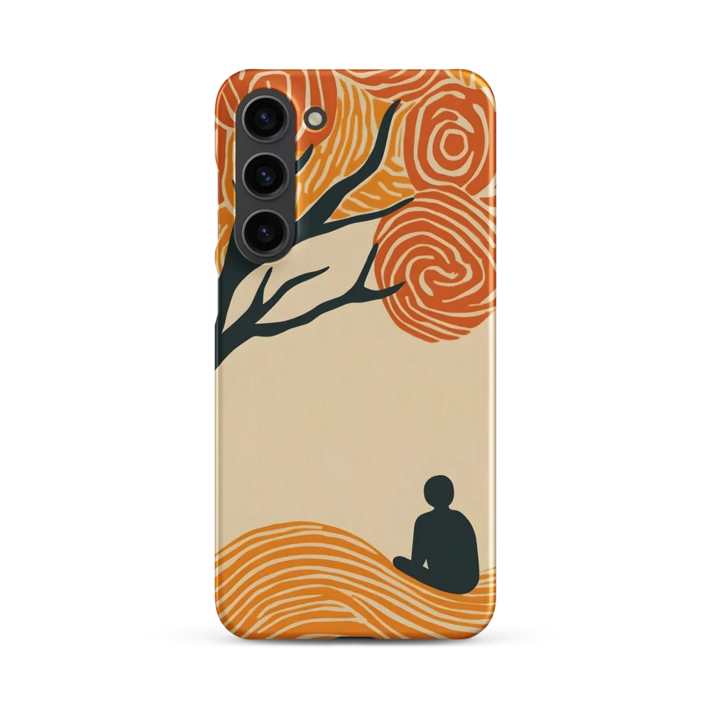Contemplation Under Orange Tree | Phone Case