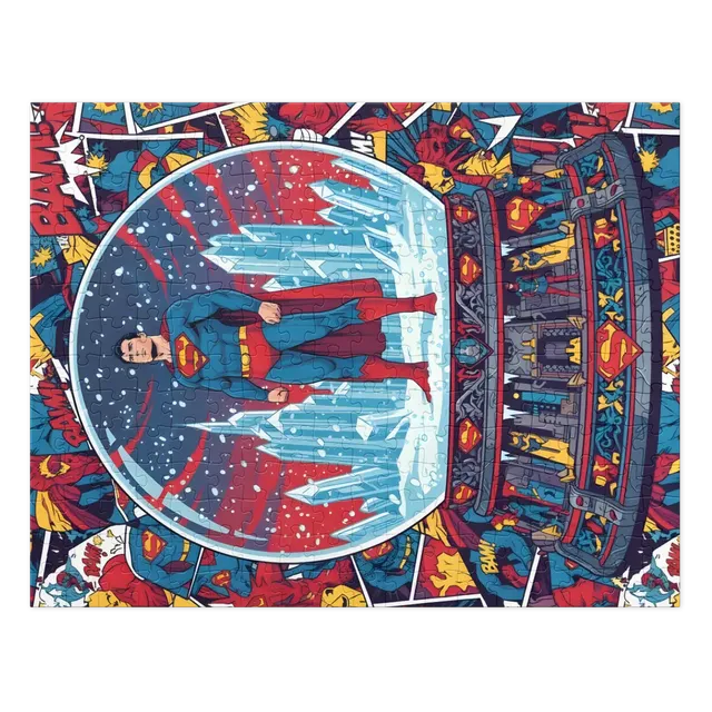 Man of Steel Snow Globe | Jigsaw Puzzles