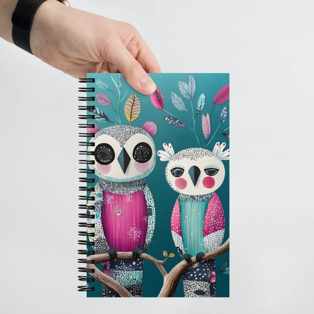 Whimsical Duo: A Celebration of Nature and Color