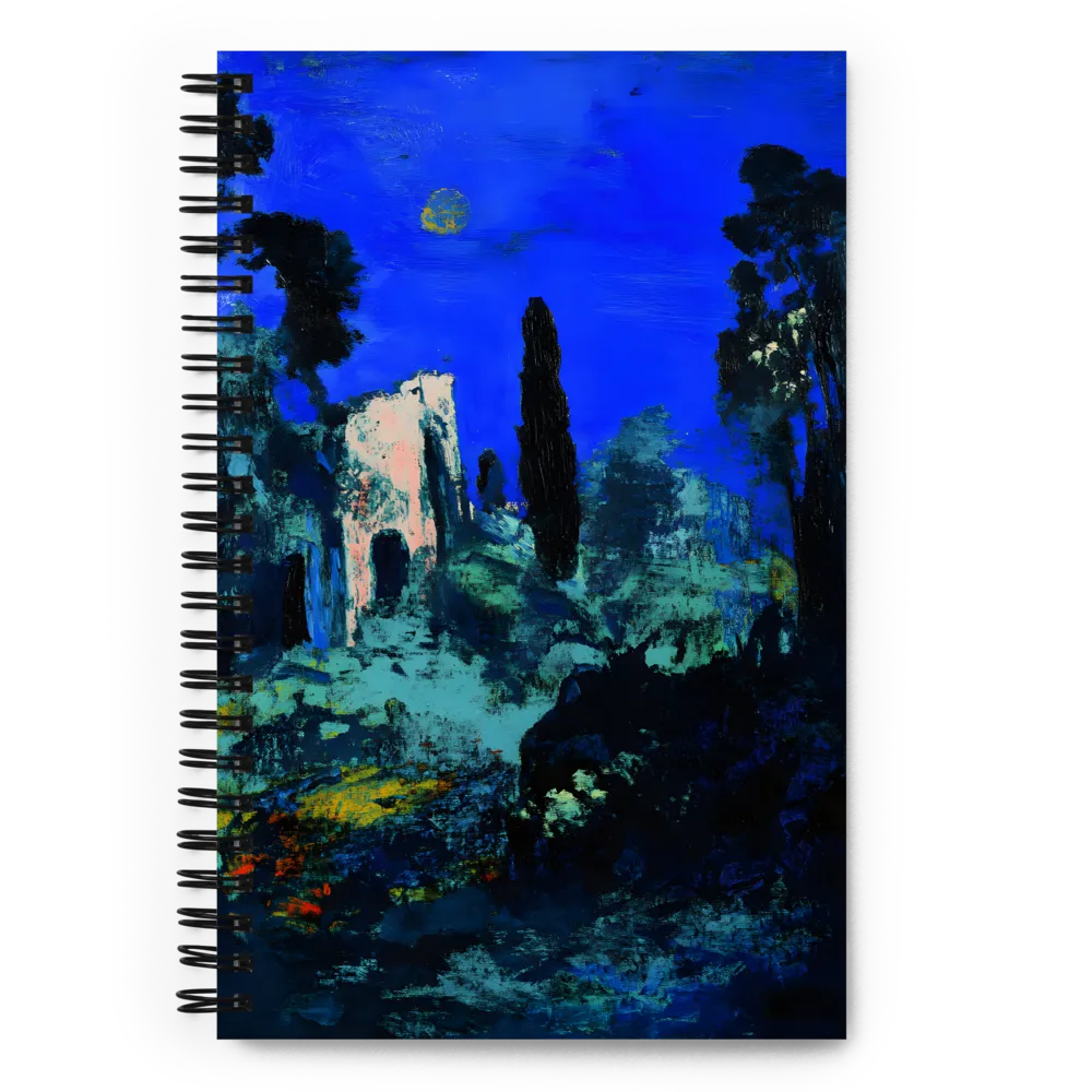 Nocturne Ruins 
 Spiral Notebook | 140 pages