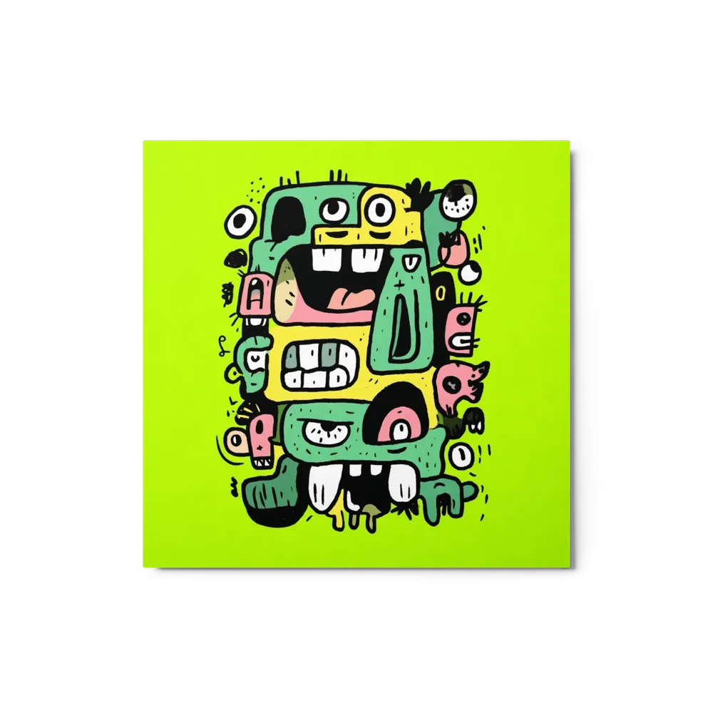 Graffiti Monster Stack | Art Print