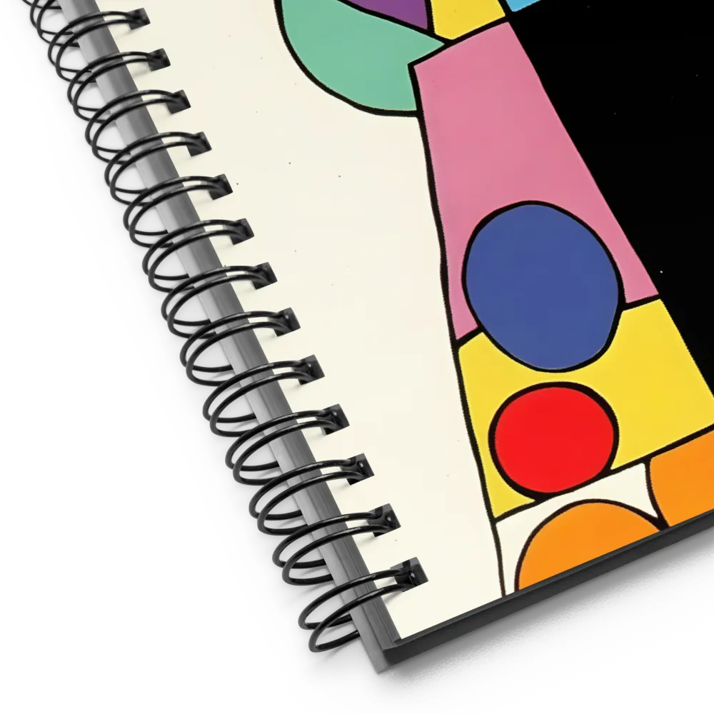 Abstract Geometric Composition 
 Spiral Notebook | 140 pages
