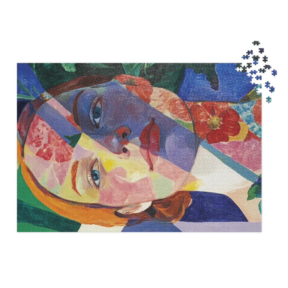 Modern Abstract Portrait of a Woman