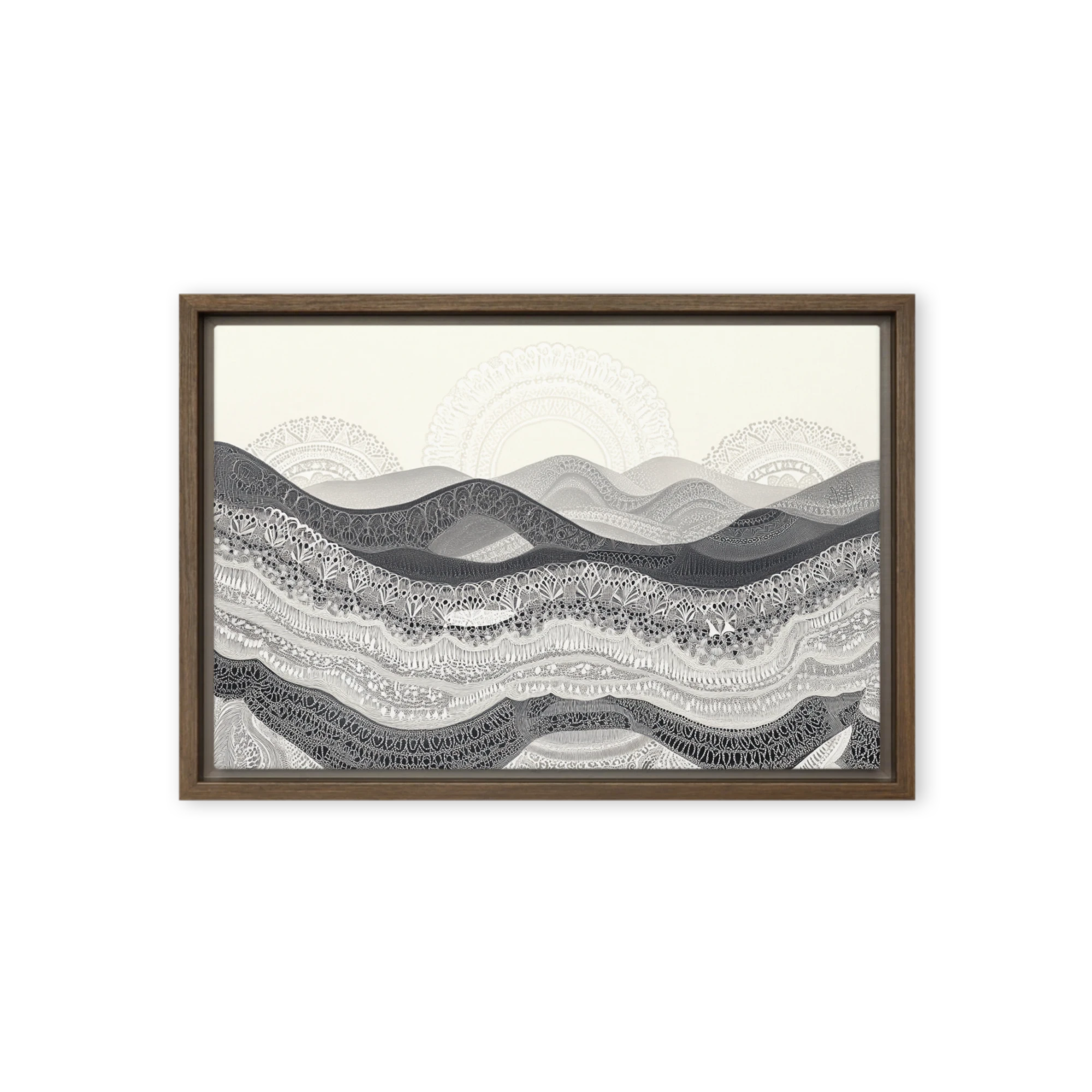 Lace Mountains and Sun