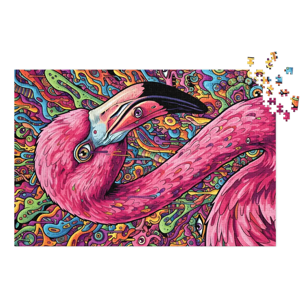 Psychedelic Flamingo