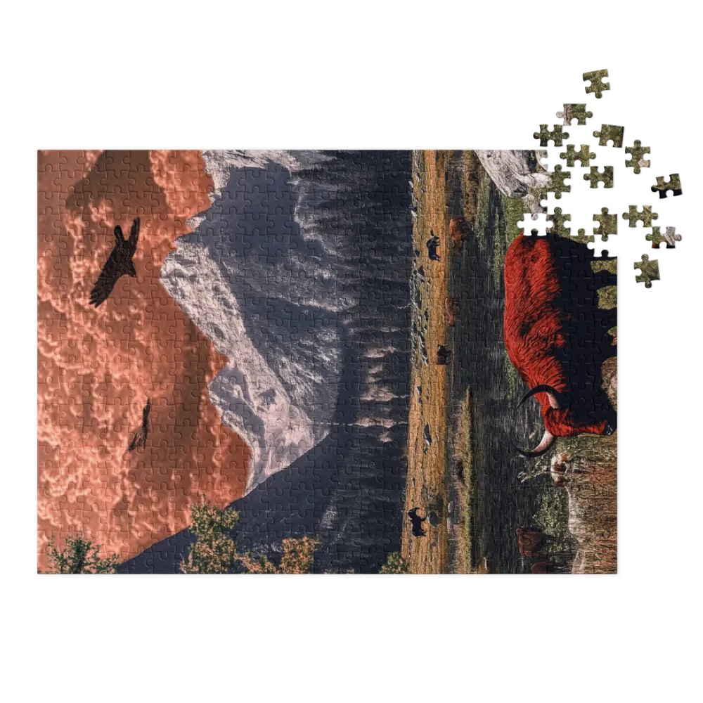 Sentinela Céu Carmesim 
 Puzzle em caixa de metal