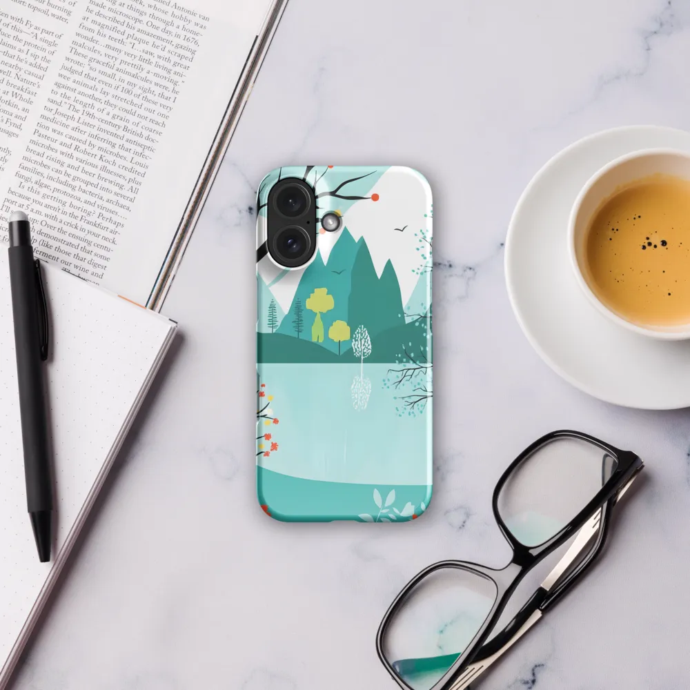 Reflective Lake Journey 
 iPhone 15 Plus | MagSafe® Tough Case