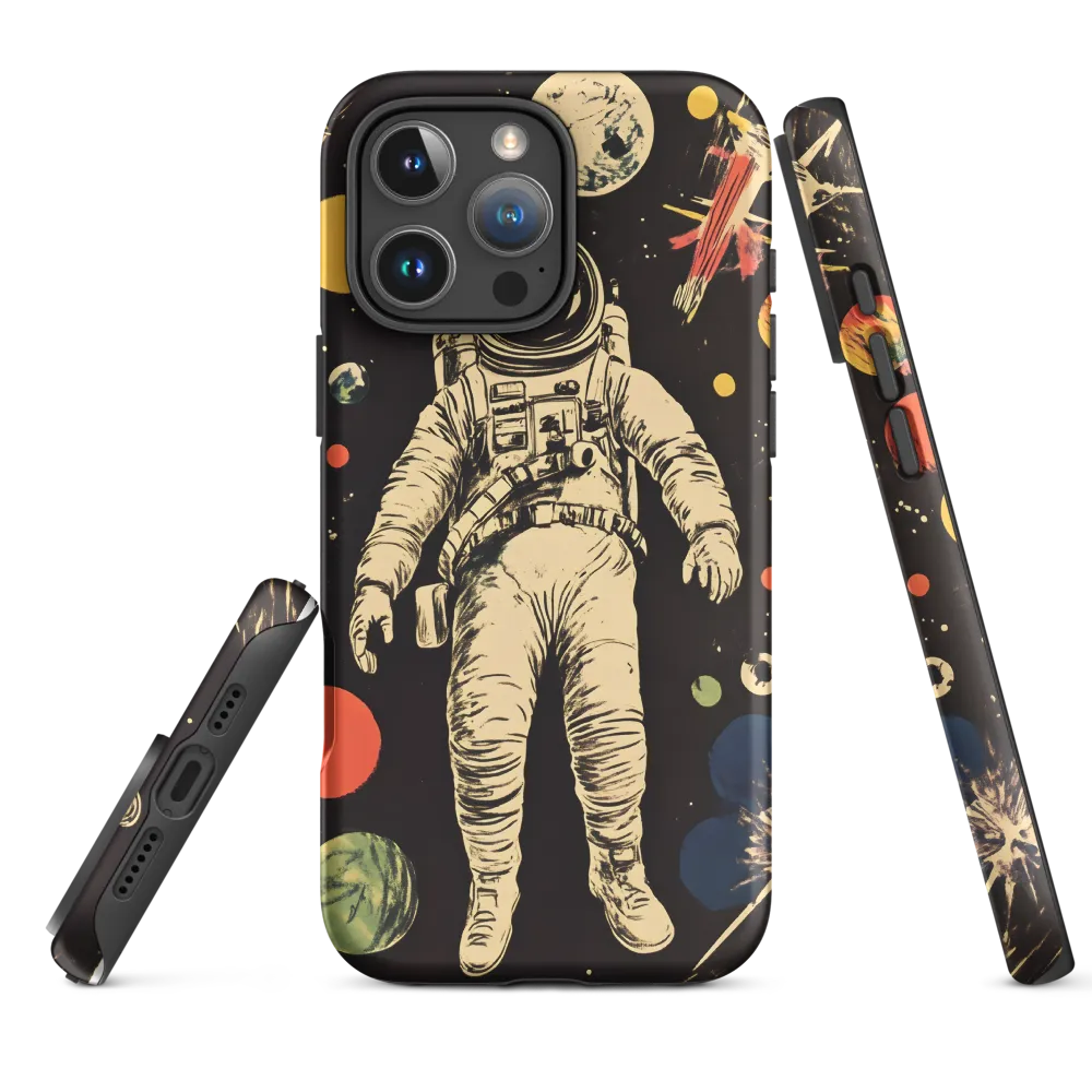 Astronaut Floating in Space