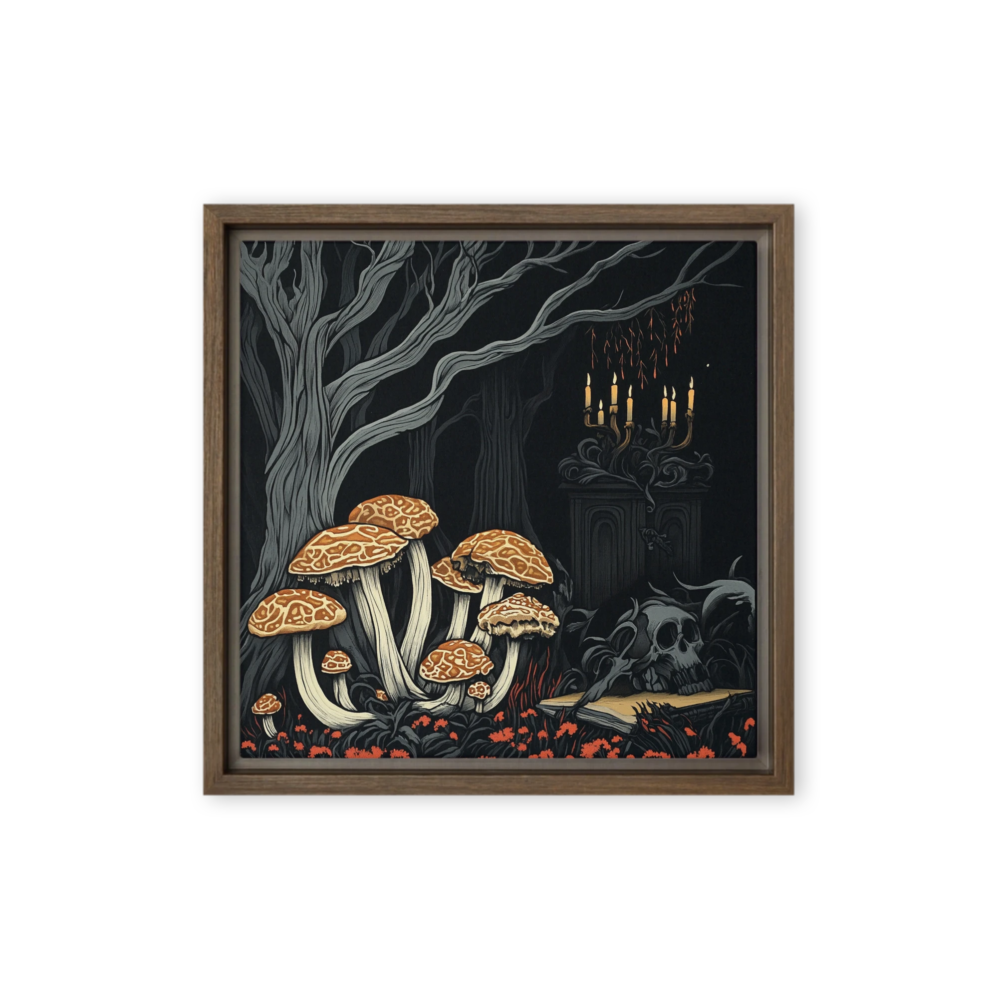 Whispers of the Fungal Grove | Art Print