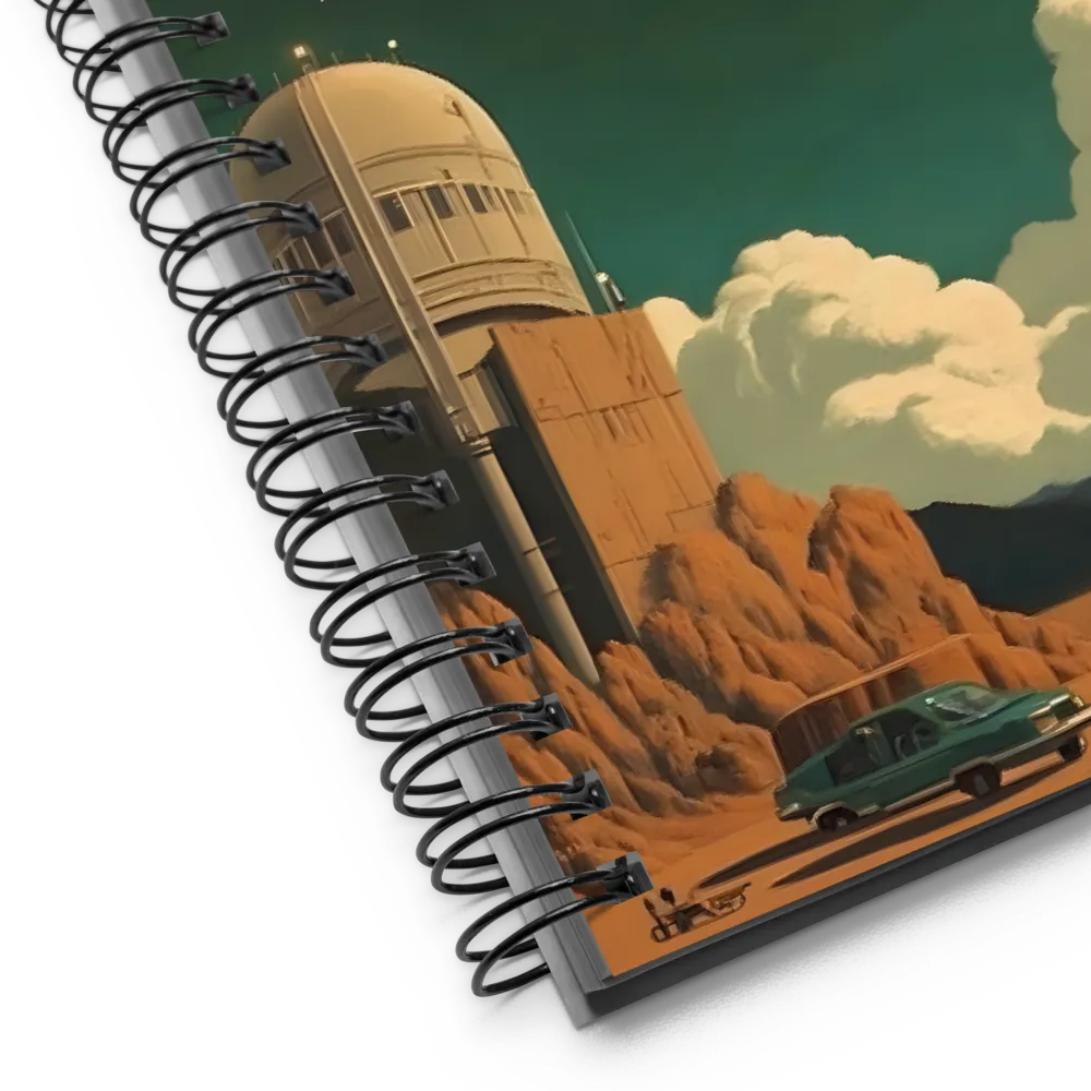 Retro Space Odyssey 
 Spiral Notebook | 140 pages