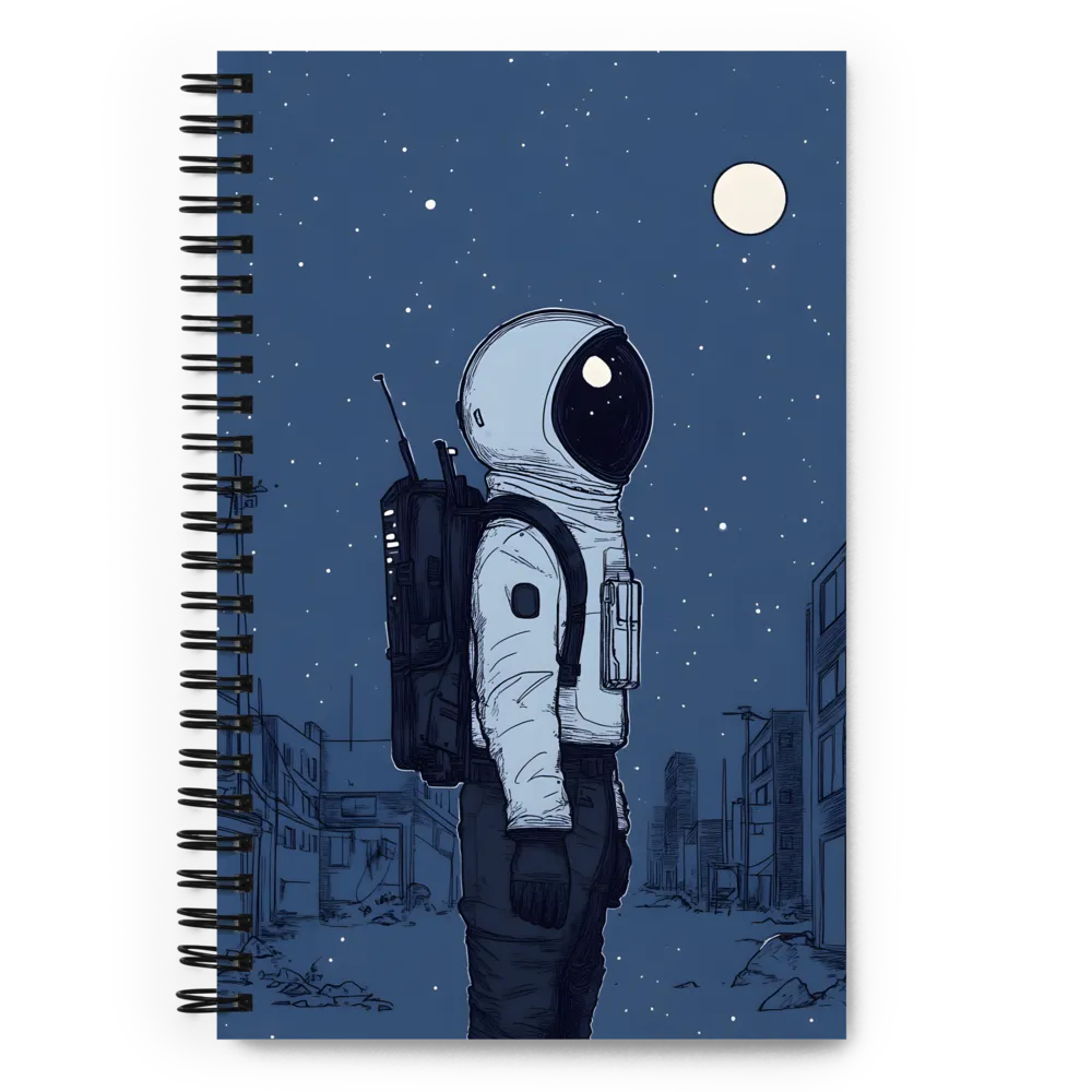 Stargazer in the City 
 Spiral Notebook | 140 pages