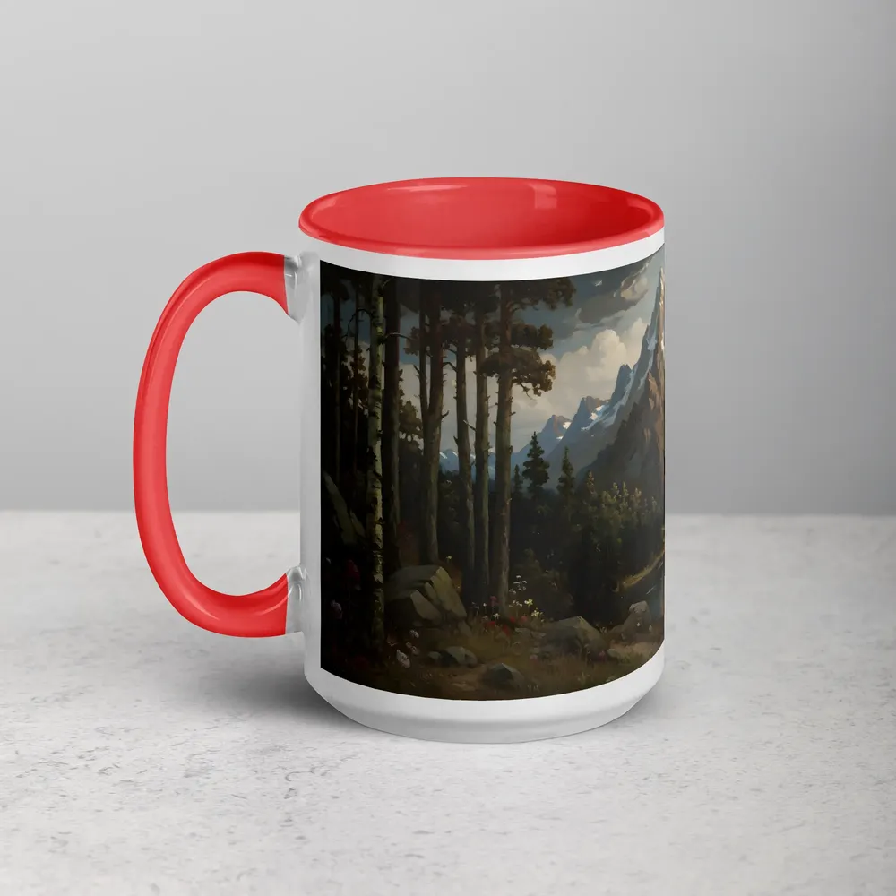 Alpine Reflection 
 Mug with Black inside | 15 oz