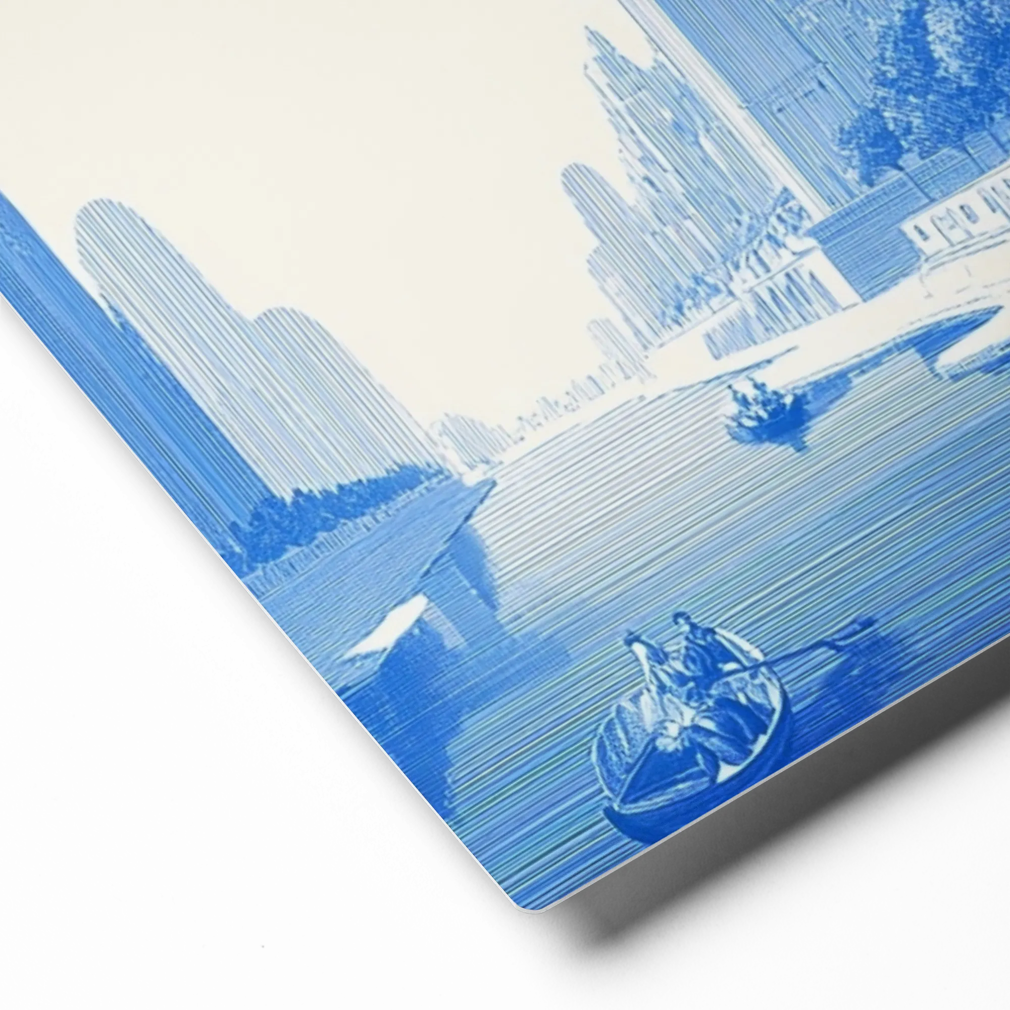 Blue City on the Water | Art Print