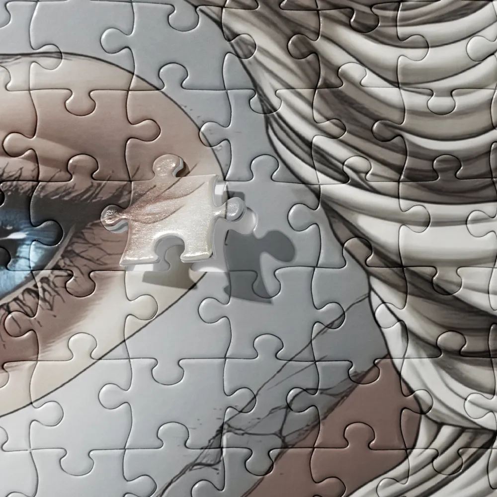 Urban Siren's Gaze 
 Jigsaw Puzzle