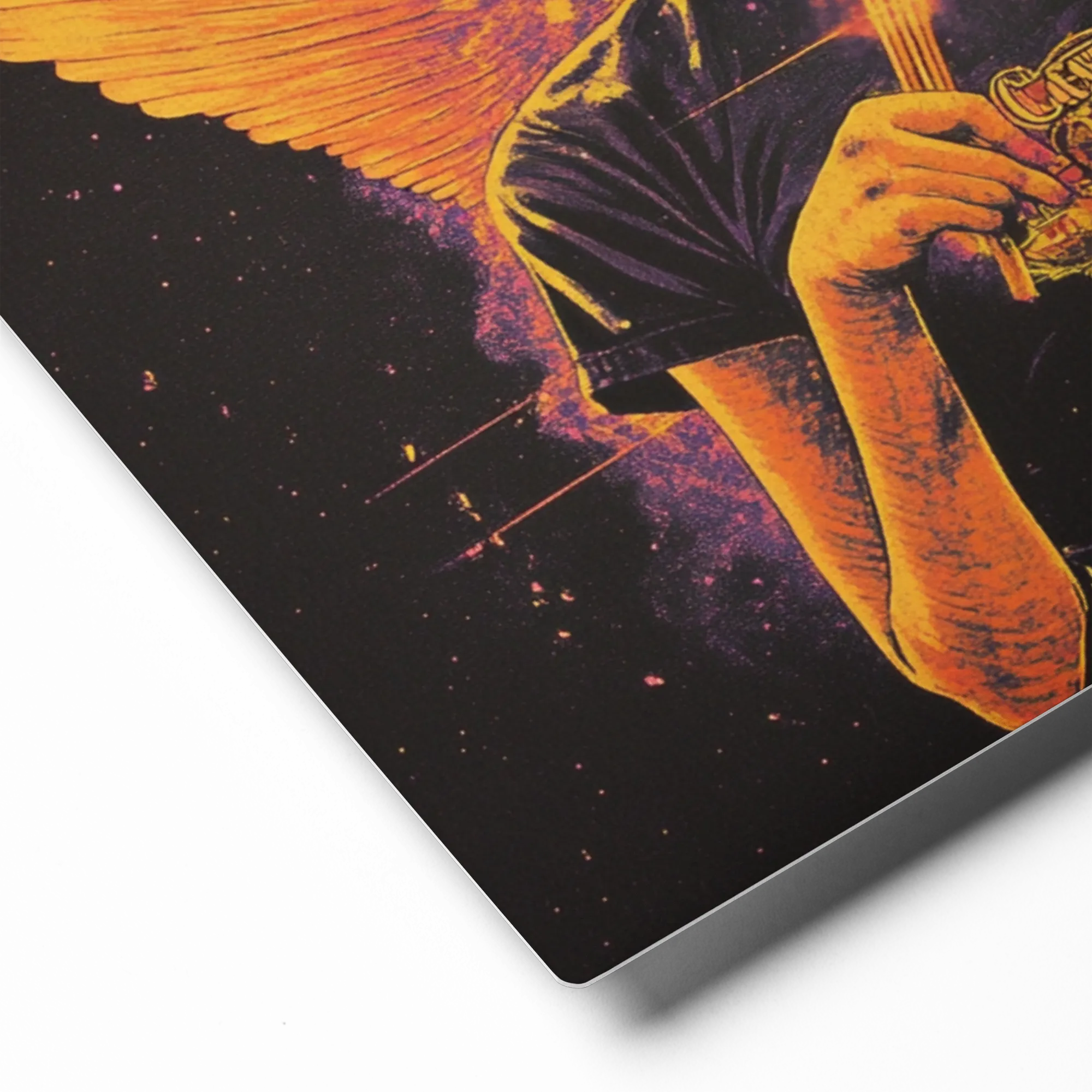 Celestial Dreamer with Rocket | Art Print