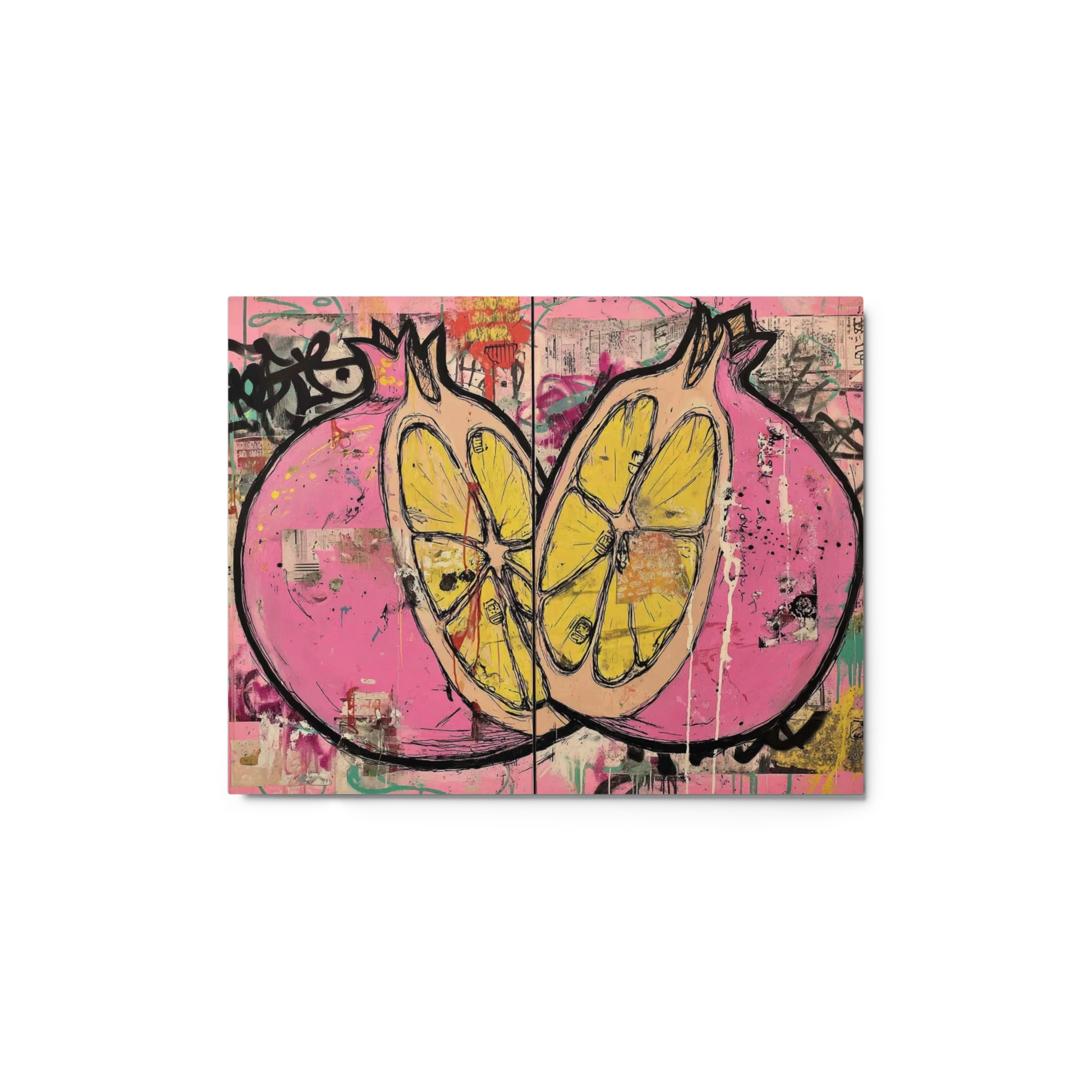 Expressive Pink Pomegranate