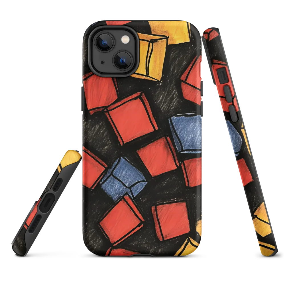 Geometric Block Pattern | Phone Case
