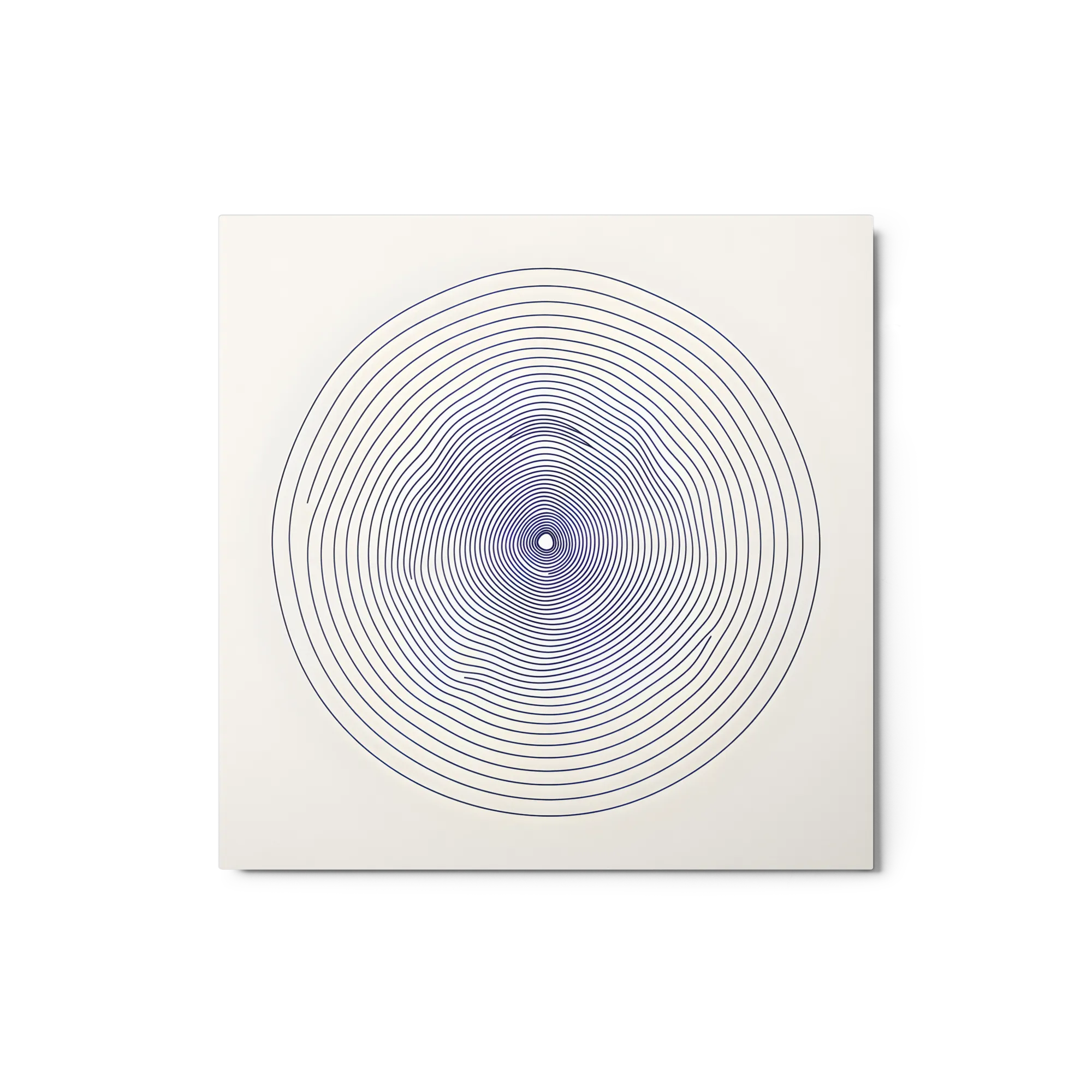 Hypnotic Spiral Resonance 
 Canvas with Black Frame