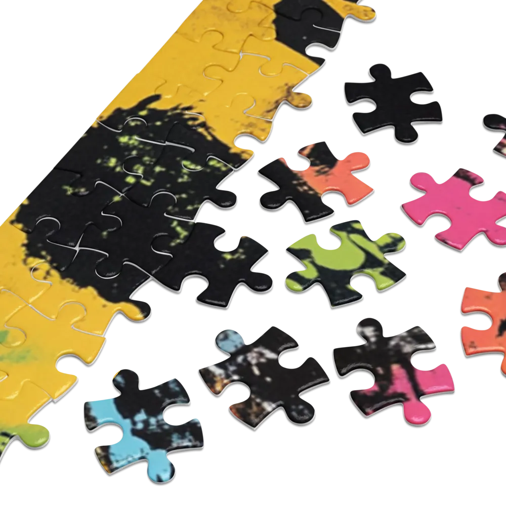 Silhueta Urbana em Néon 
 Puzzle em caixa de metal
