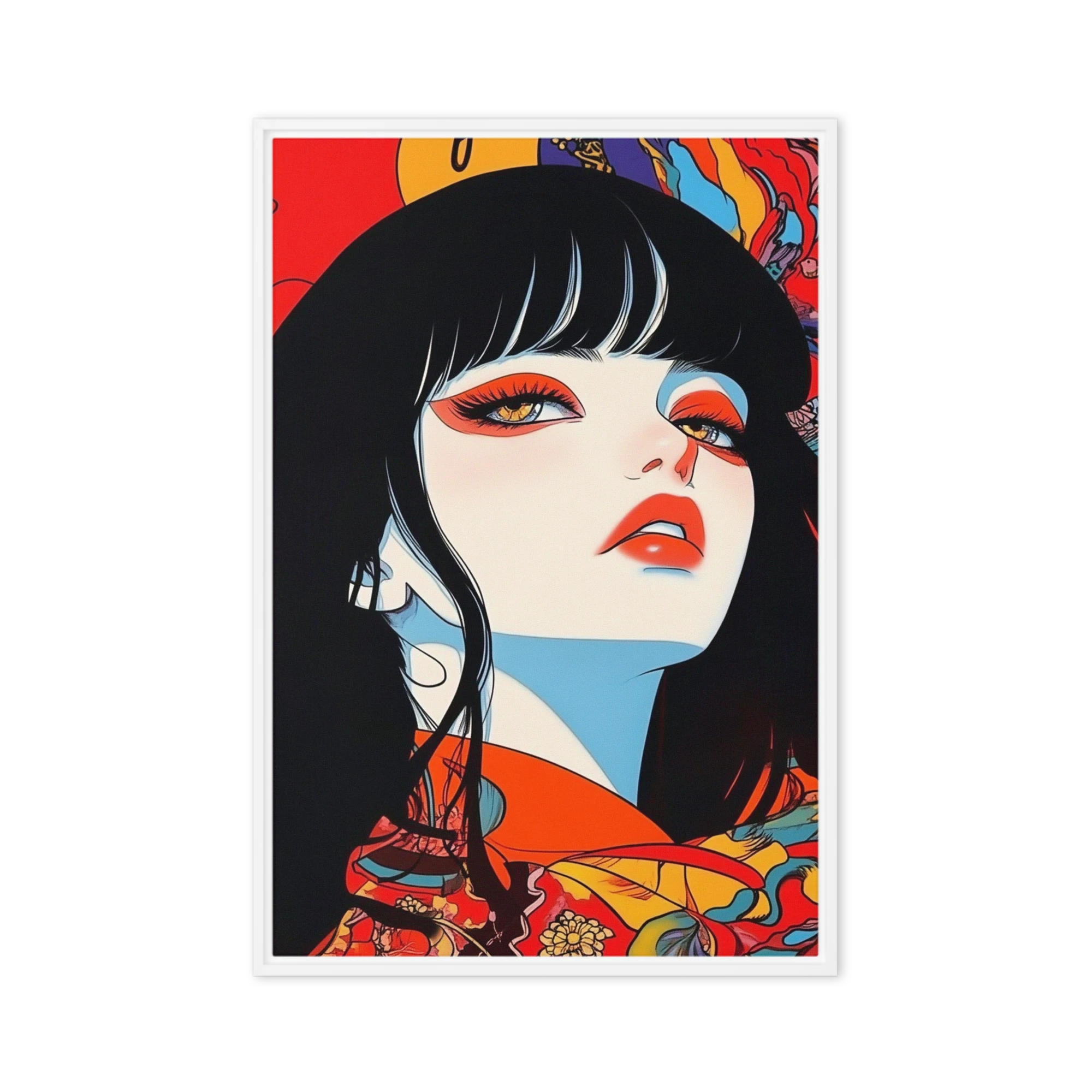 Vibrant Woman Portrait