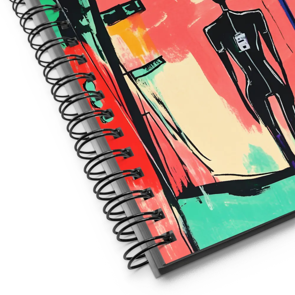 Urban Solitude in Color 
 Spiral Notebook | 140 pages