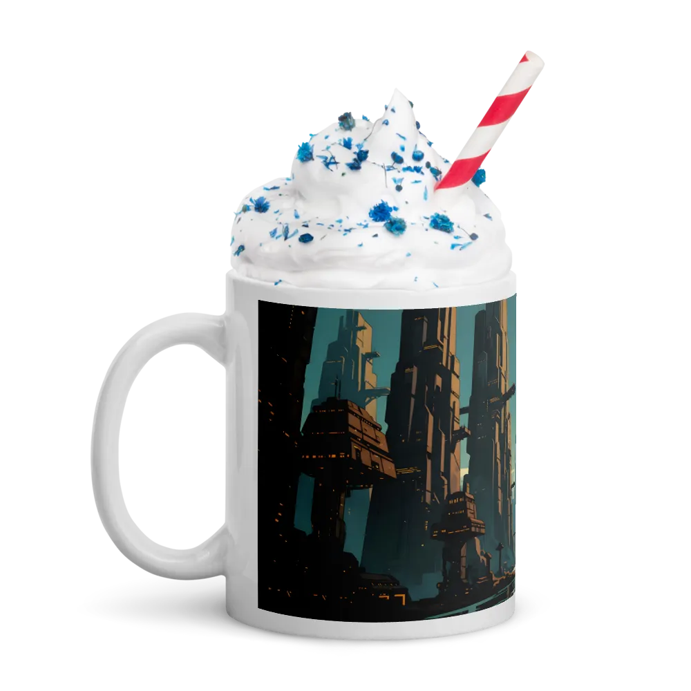 Neo-Canyon City 
 Mug with Red inside | 15 oz