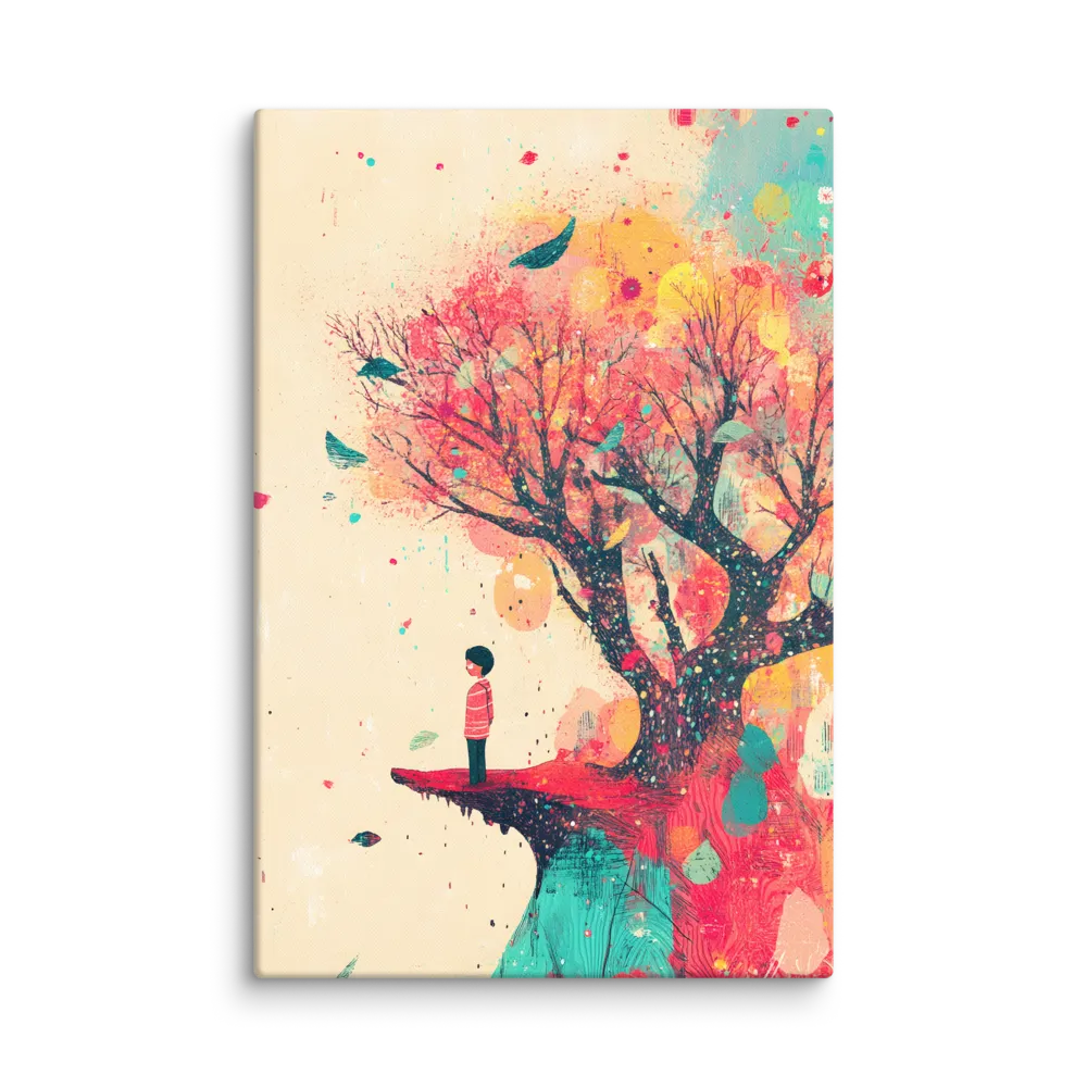 Whimsical Tree of Colors 
 Canvas | 32″x 48″