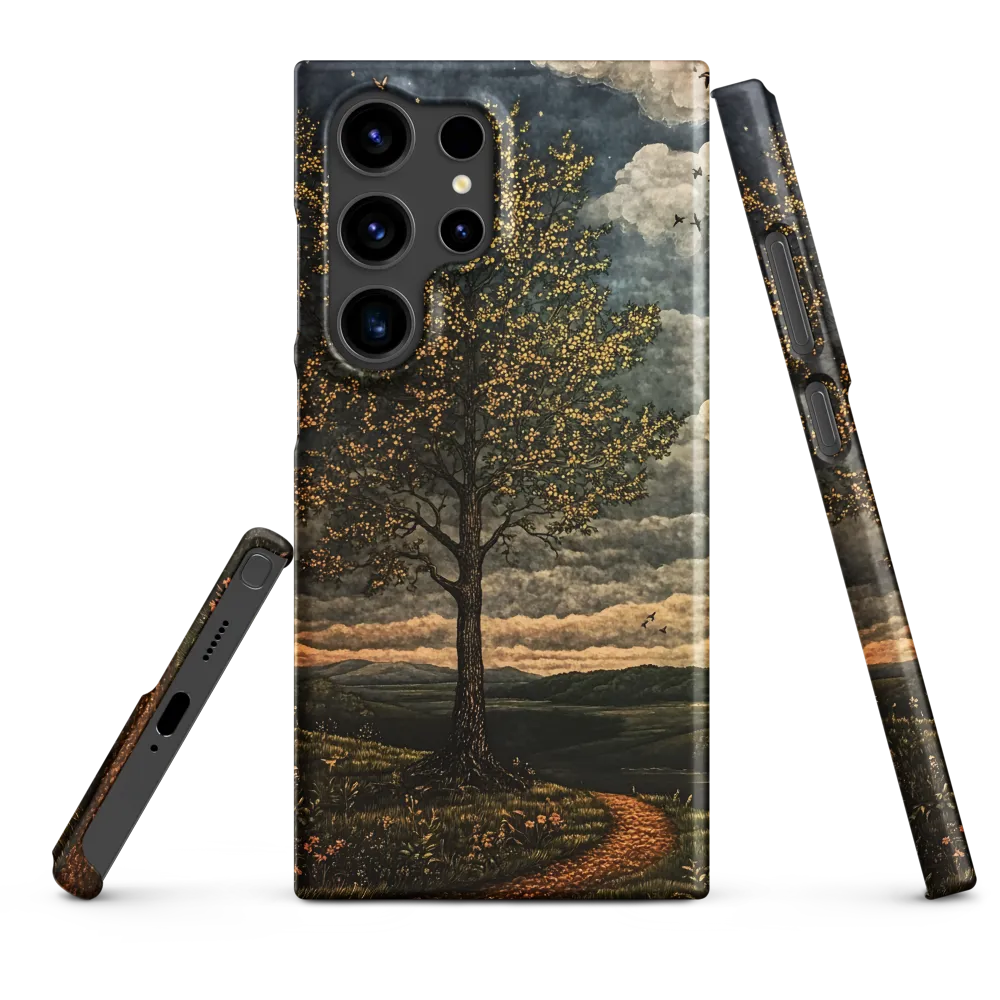 The Golden Tree at Dusk | Phone Case