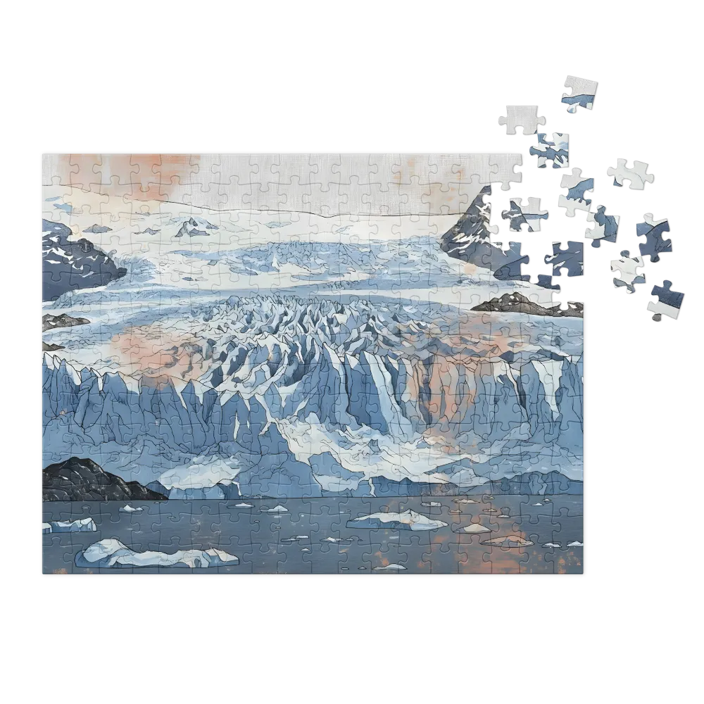 Serenità Glaciale Pesca 
 Puzzle