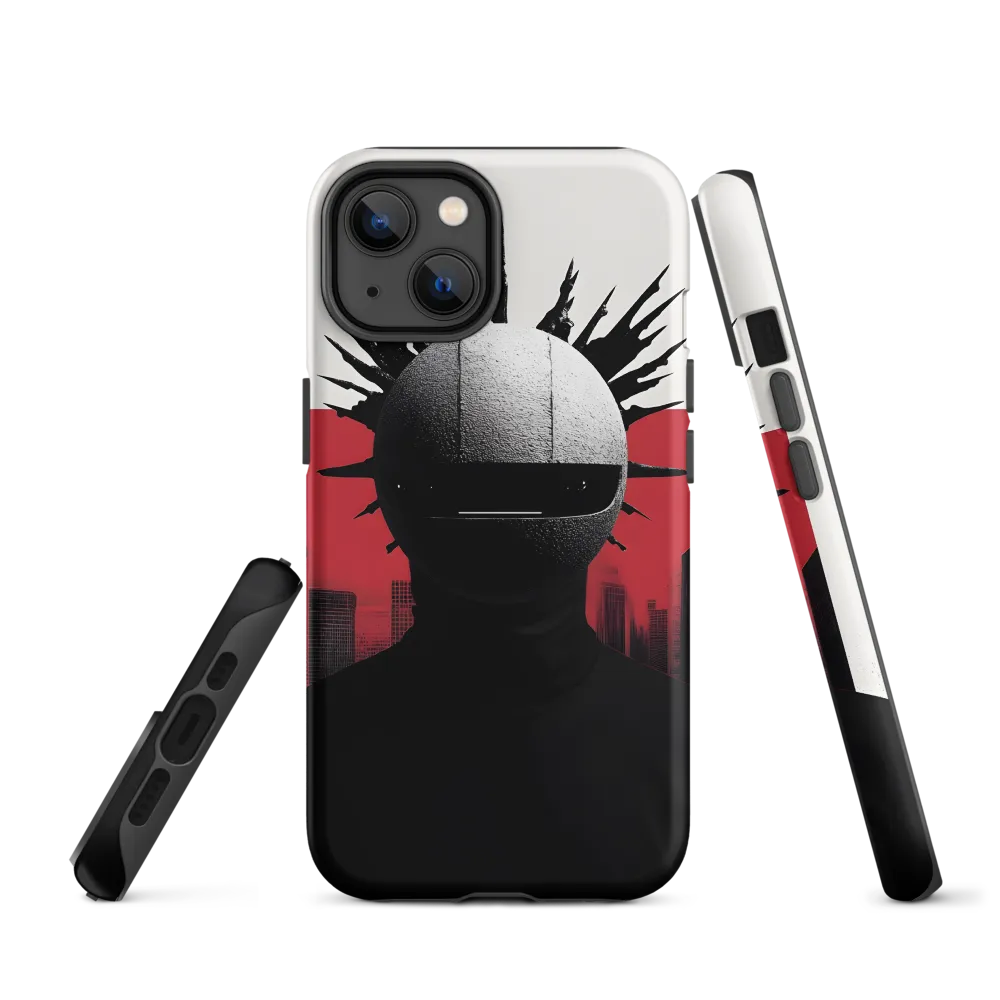 Cyberpunk Mohawk Sentinel | Phone Case