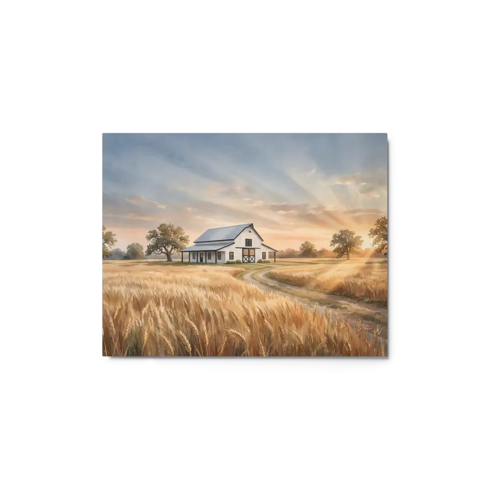 Golden Hour Farmstead 
 Canvas | 20″x 24″