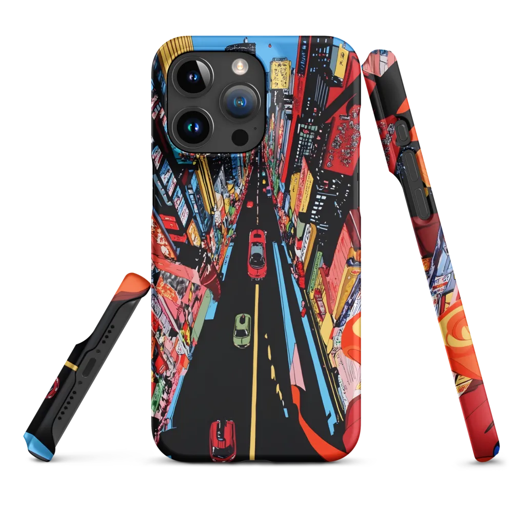 Vibrant Cityscape Illustration | Phone Case