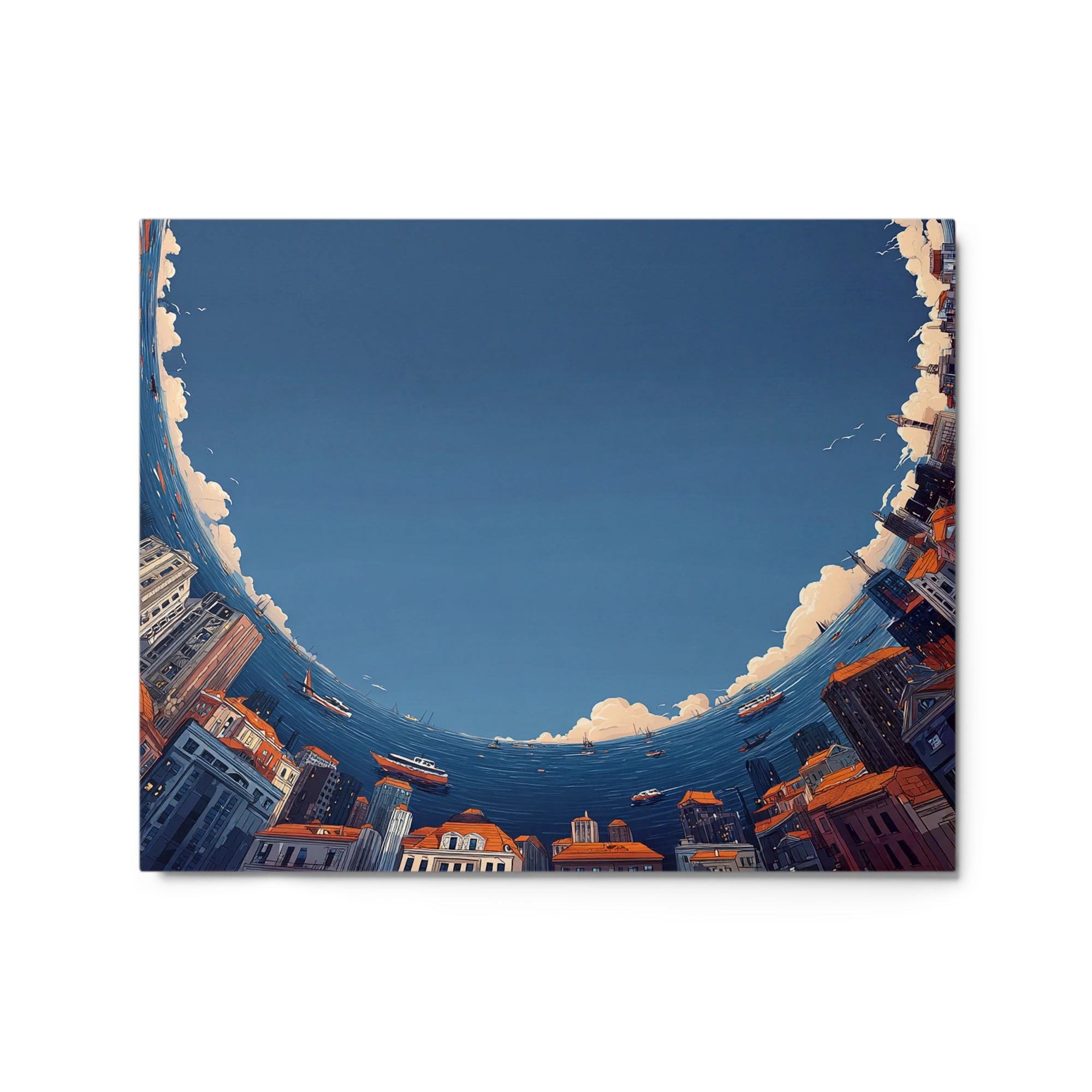 Curved Horizon