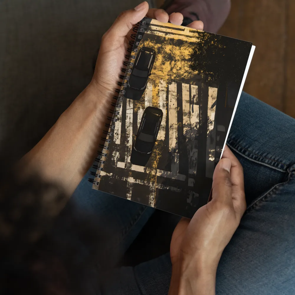 Urban Intersection Shadows 
 Spiral Notebook | 140 pages