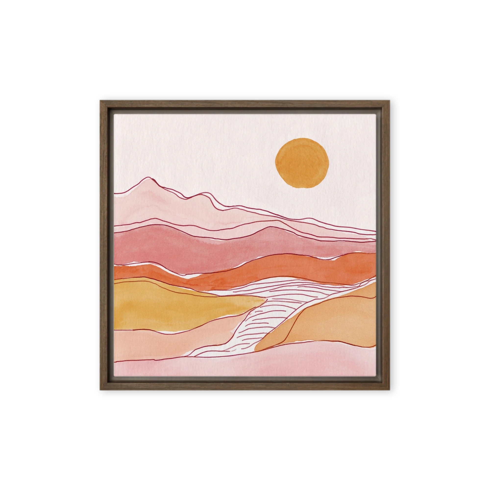 Terracotta Hills at Sunset