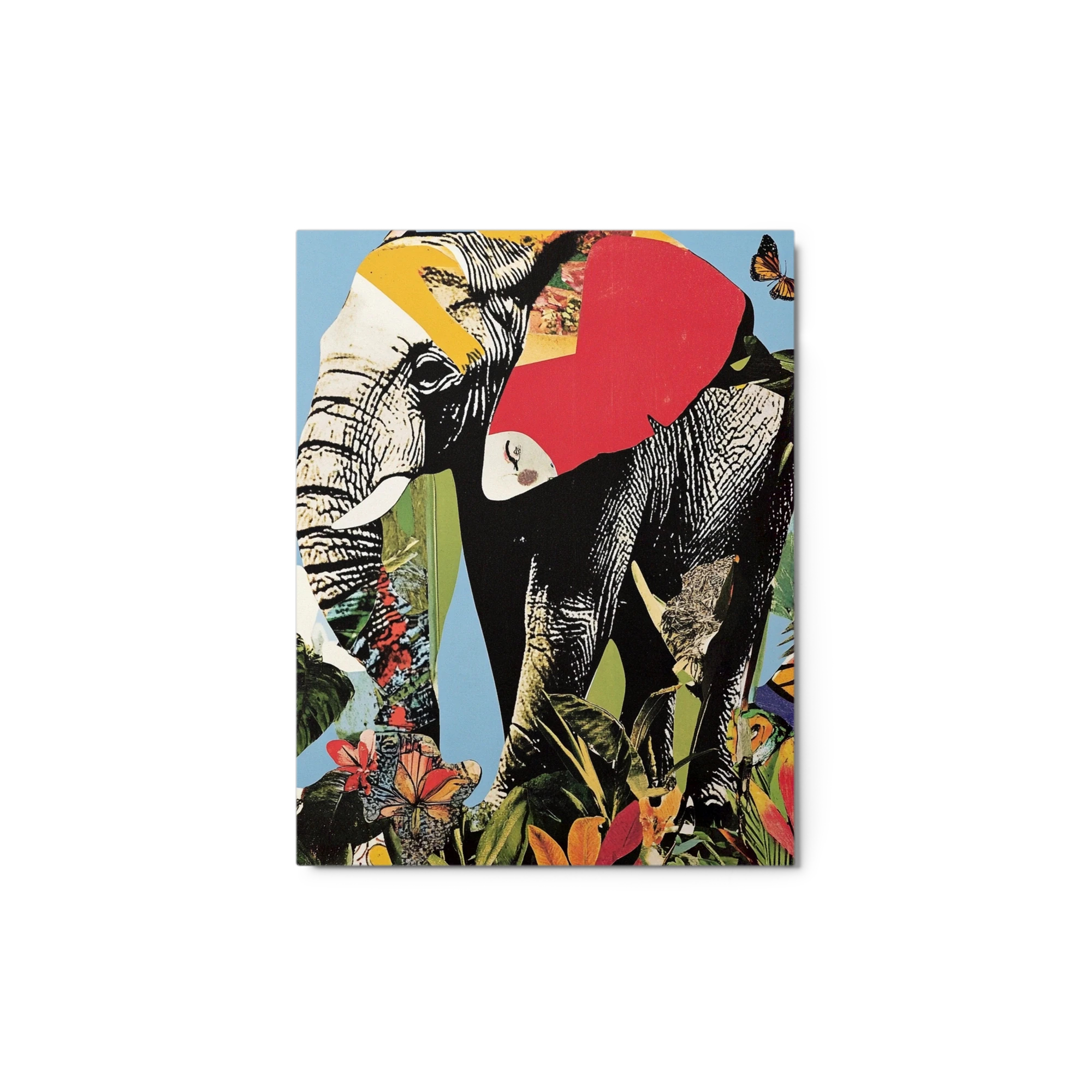 Colorful Elephant Collage